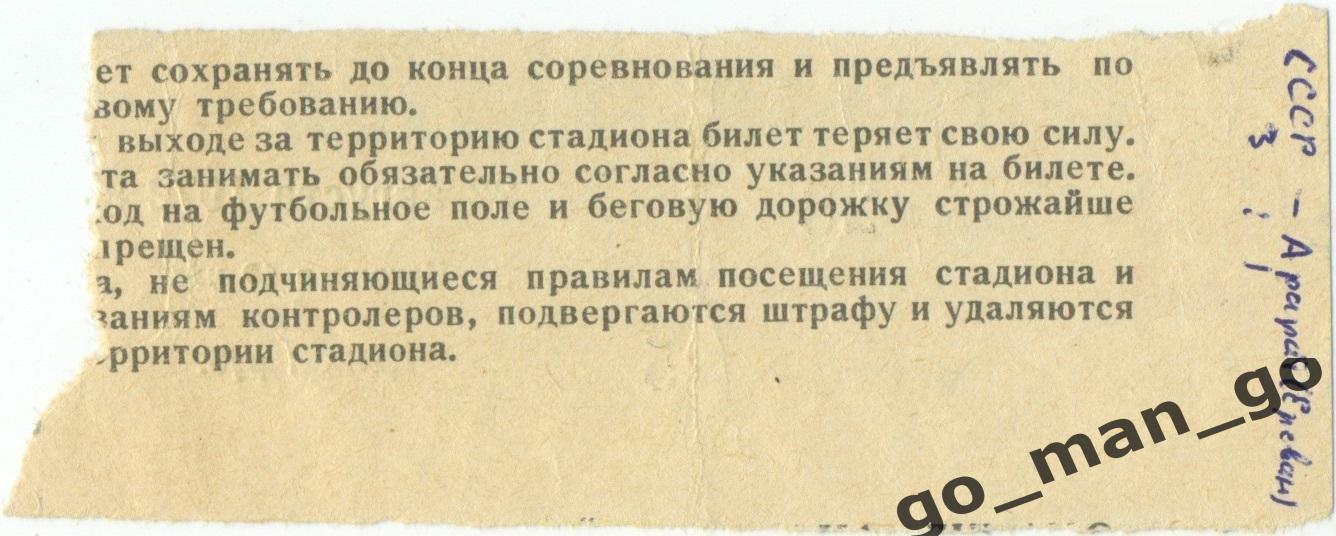 СССР сборная – АРАРАТ Ереван 22.08.1972, товарищеский матч. 1