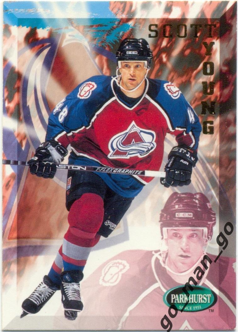 Scott Young (Colorado Avalanche). Parkhurst International NHL 1995-1996, № 322.