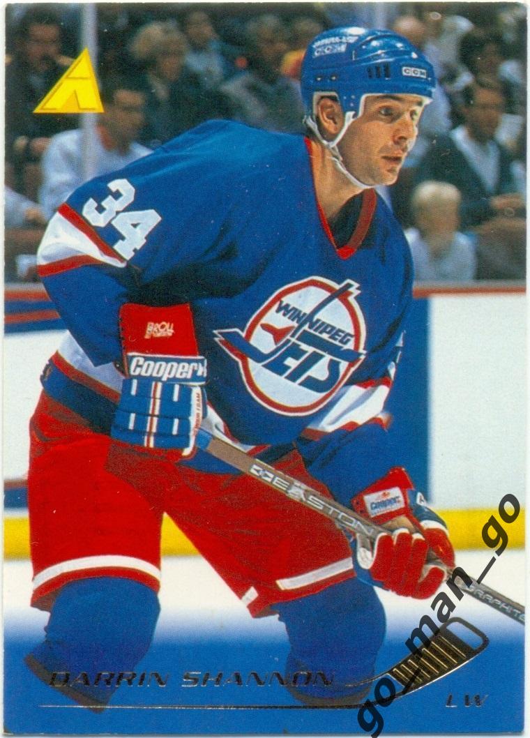 Darrin Shannon (Winnipeg Jets). Pinnacle NHL 1995-1996, № 69.