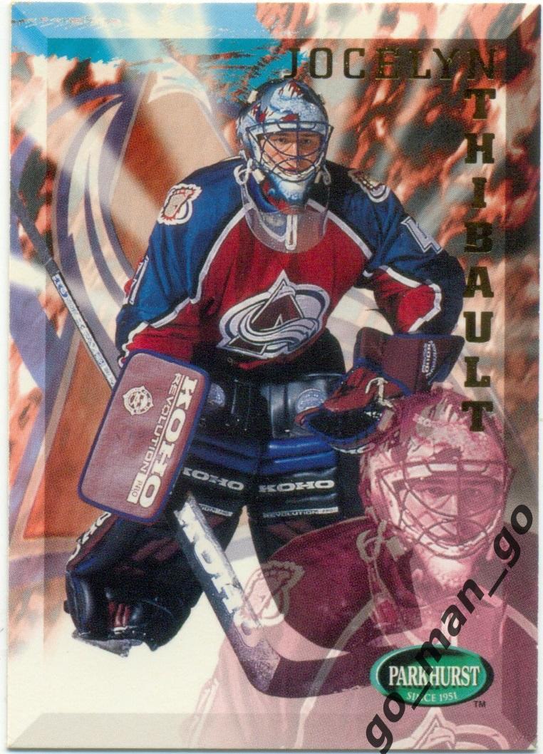 Jocelyn Thibault (Colorado Avalanche) Parkhurst International NHL 1995-1996 № 53