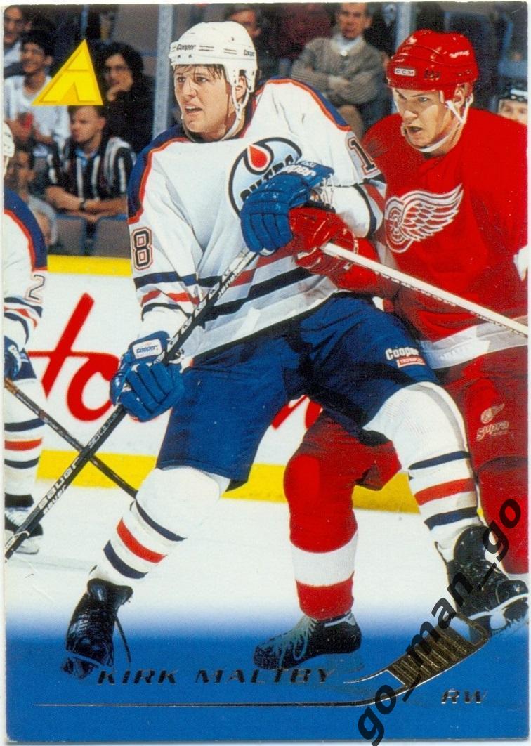 Kirk Maltby (Edmonton Oilers). Pinnacle NHL 1995-1996, № 126.