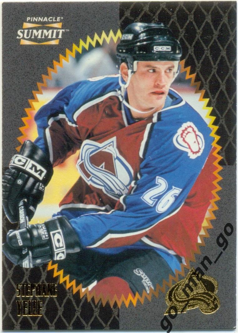 Stephane Yelle (Colorado Avalanche). Pinnacle Summit NHL 1996-1997, № 156.