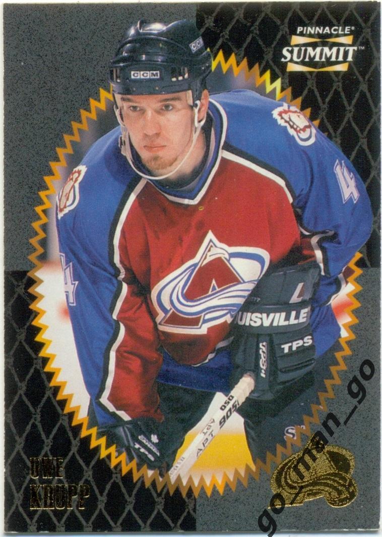 Uwe Krupp (Colorado Avalanche). Pinnacle Summit NHL 1996-1997, № 38.