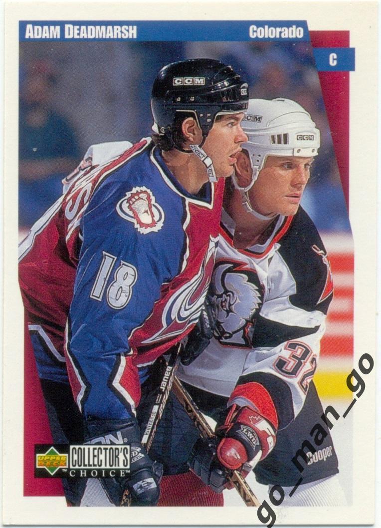 Adam Deadmarsh Colorado Avalanche. Upper Deck Collector's Choice 1997-1998 № 57.