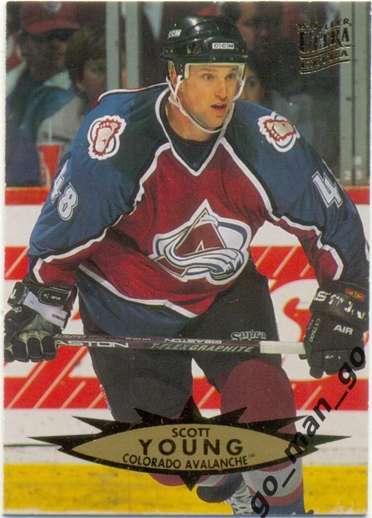 Scott Young (Colorado Avalanche). Fleer Ultra NHL 1995-1996, № 226.