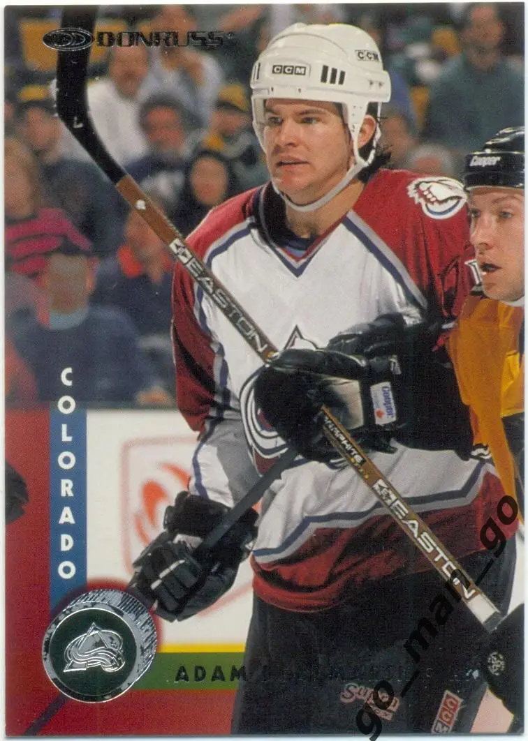 Adam Deadmarsh (Colorado Avalanche). Donruss NHL 1997-1998, № 161.