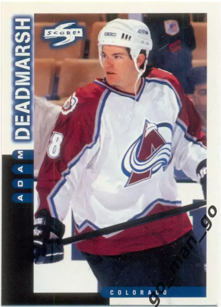 Adam Deadmarsh (Colorado Avalanche). Pinnacle Score NHL 1997-1998, № 146.