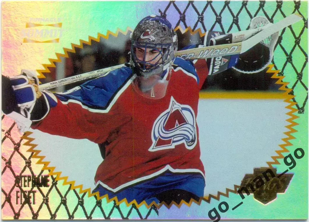 Stephane Fiset (Los Angeles / Colorado). Pinnacle Summit Premium 1996-1997, № 98