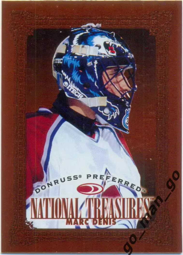 Marc Denis (Colorado Avalanche). Donruss Preferred NHL 1997-1998, № 187.