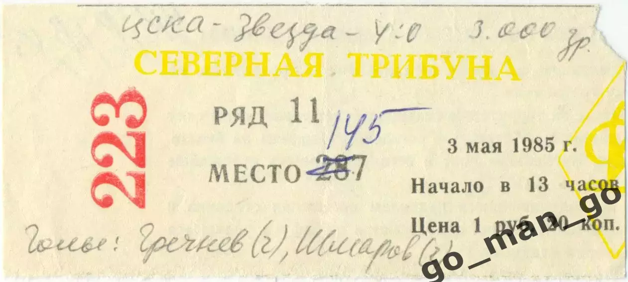ЦСКА Москва – ЗВЕЗДА Джизак 03.05.1985.