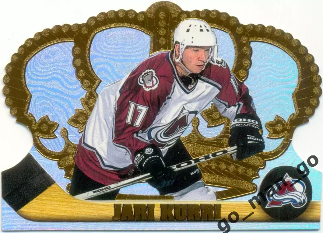 Jari Kurri (Colorado Avalanche). Pacific Crown Collection Royale 1997-1998, № 35
