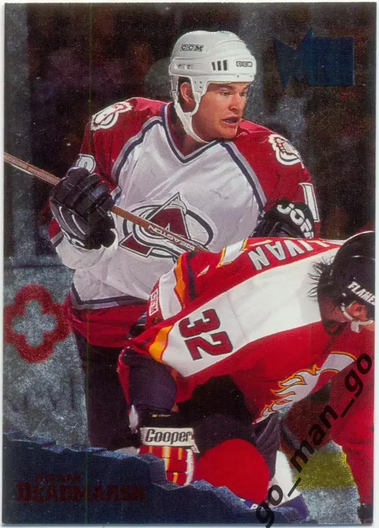 Adam Deadmarsh (Colorado Avalanche). Fleer Metal NHL 1995-1996, № 30.