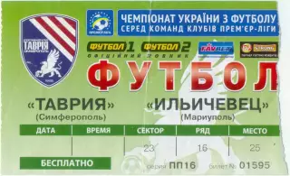 ТАВРИЯ Симферополь – ИЛЬИЧЕВЕЦ Мариуполь 02.12.2012.