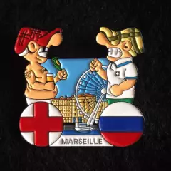 Значок andy capp Англия - Россия