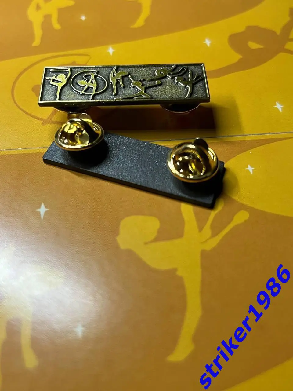 Значок гимнастика 1